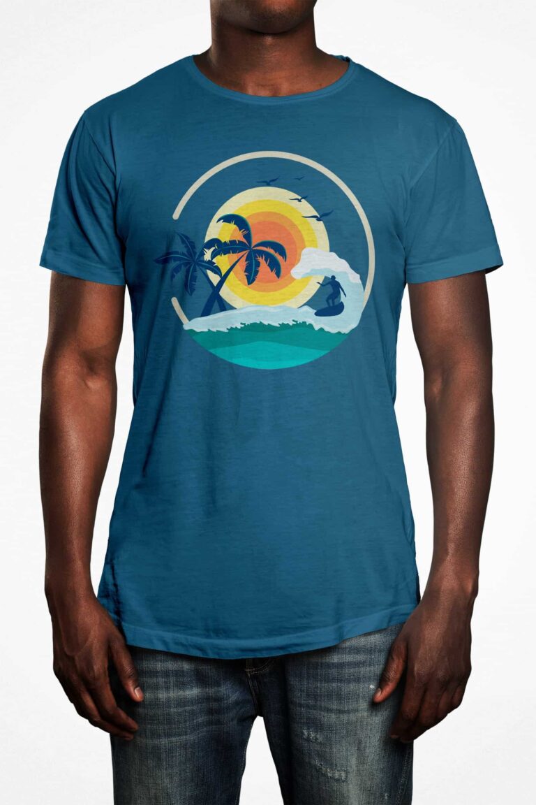 Island Life  Cotton Tee - Image 4